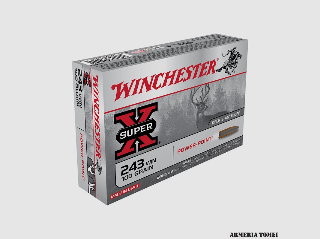 WINCHESTER – 243 WIN 100GR POWER POINT, Bild 1 von 2