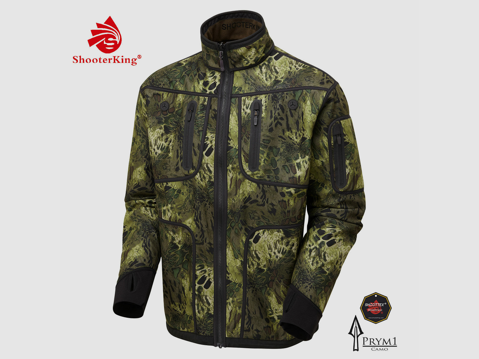 SHOOTERKING Softshell Jacke Woodlands Wendbar D1232