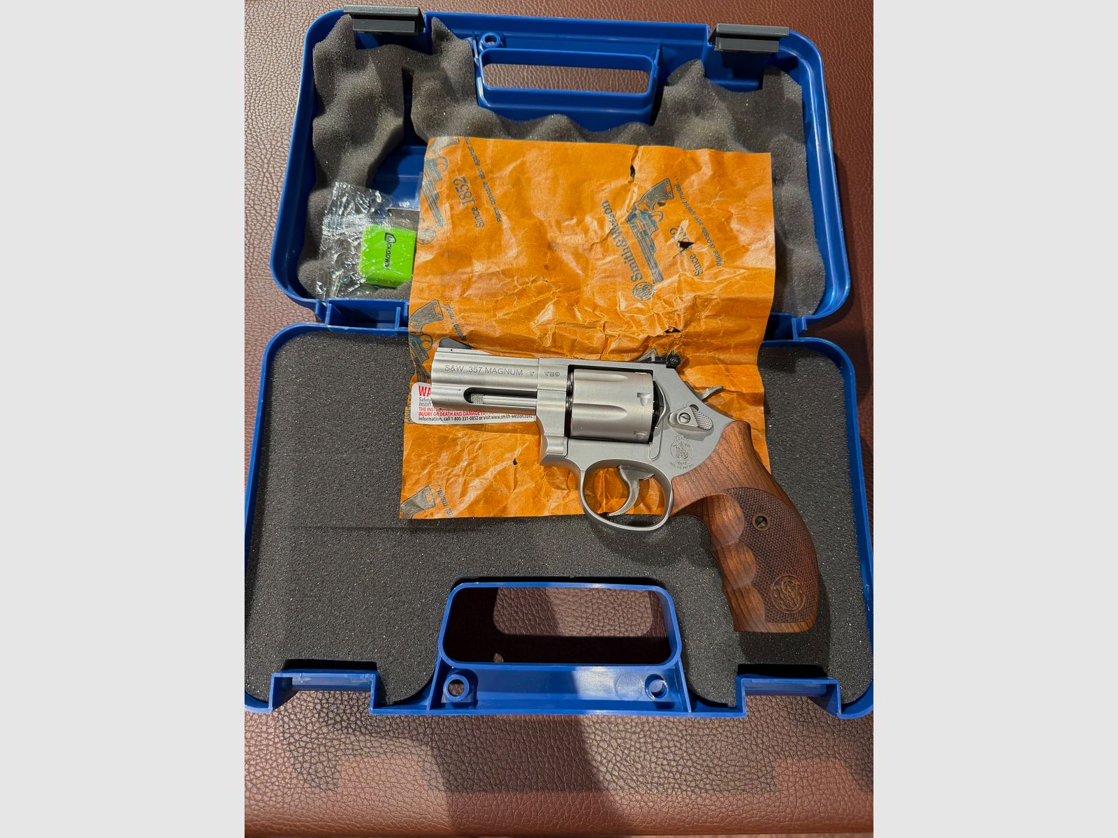 S&W 686 Security Special .357 Mag. 3" – Als nieuw & Nill-grips (aankoop 04/2024, < 150 schoten!)