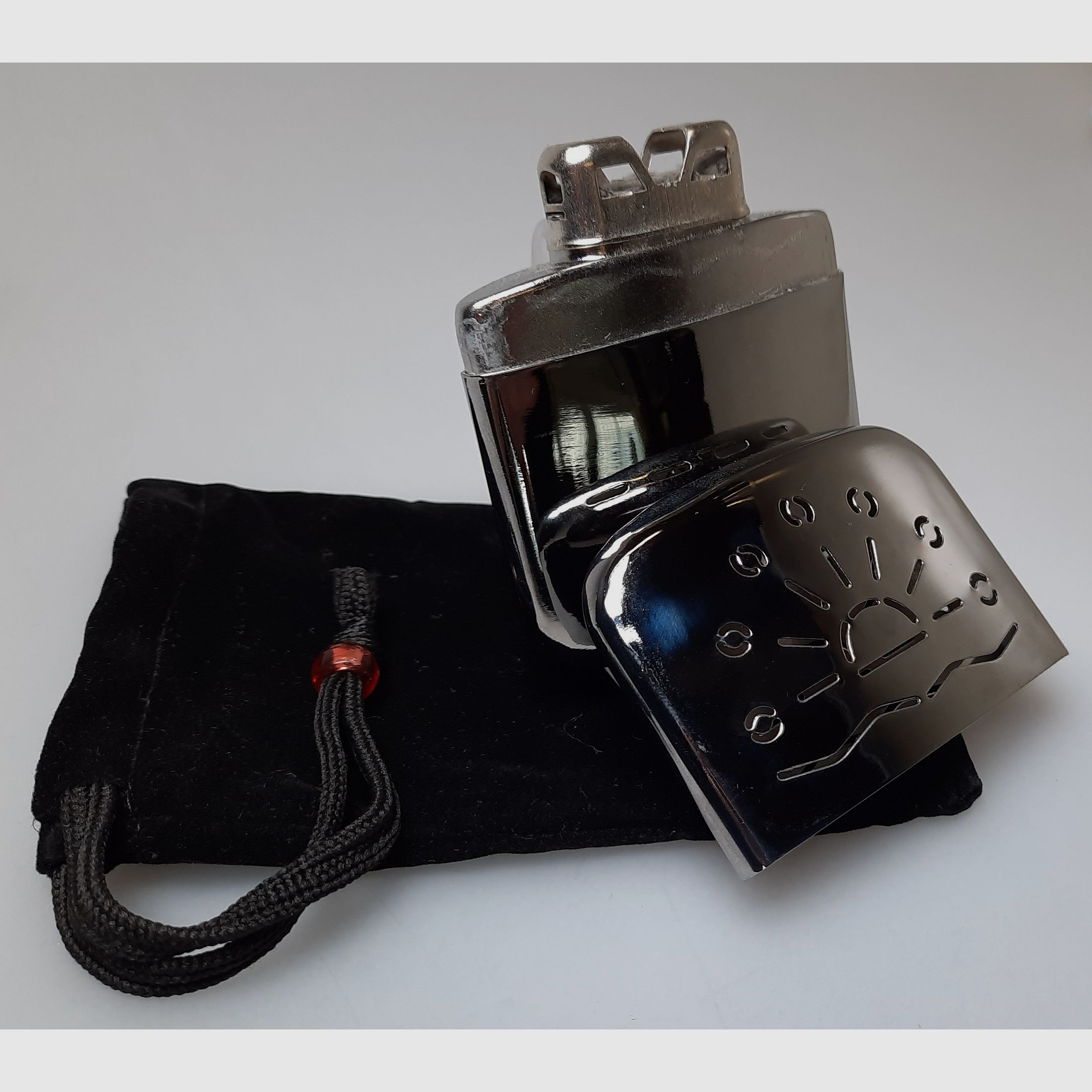 Zakhandwarmer, benzine, chroom, afbeelding 2 van 3