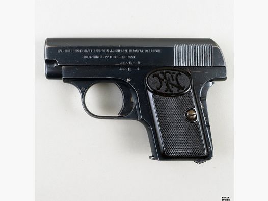 Pistole F.n. Browning mod. 1906 Kal. 6,35 Matr. 34865