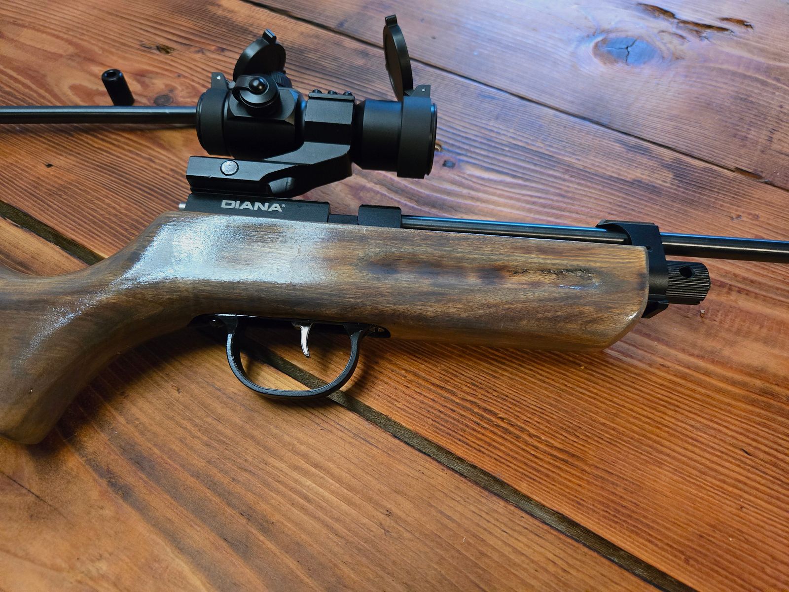 Diana Chaser Gewehr mit Holzschaft CO2 Diabolo 4,5mm Luftgewehr