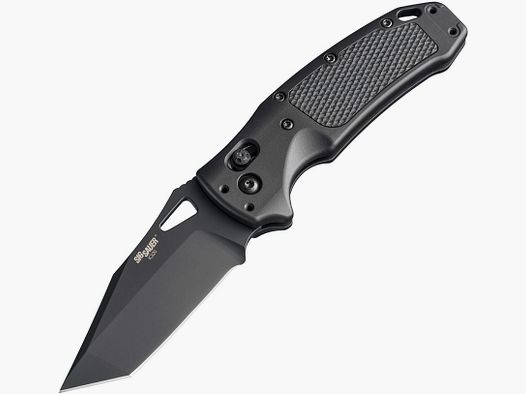 K320 AXG Pro ABLE, S30V schwarze Cerakote-Tanto-Klinge, schwarzer Aluminiumgriff | 96362