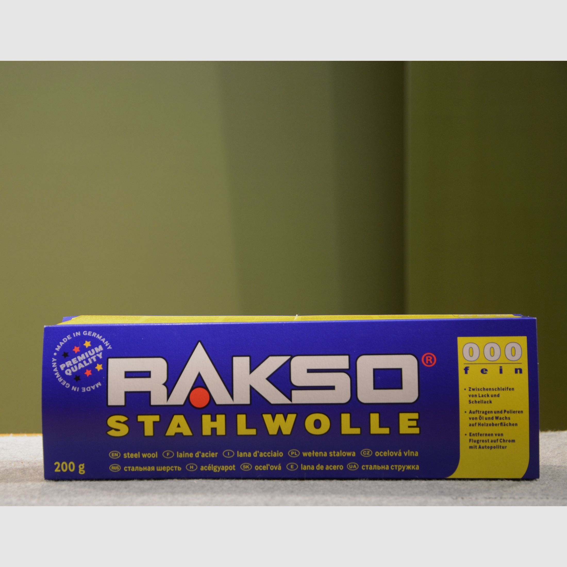 RAKSO Stahlwolle 000
