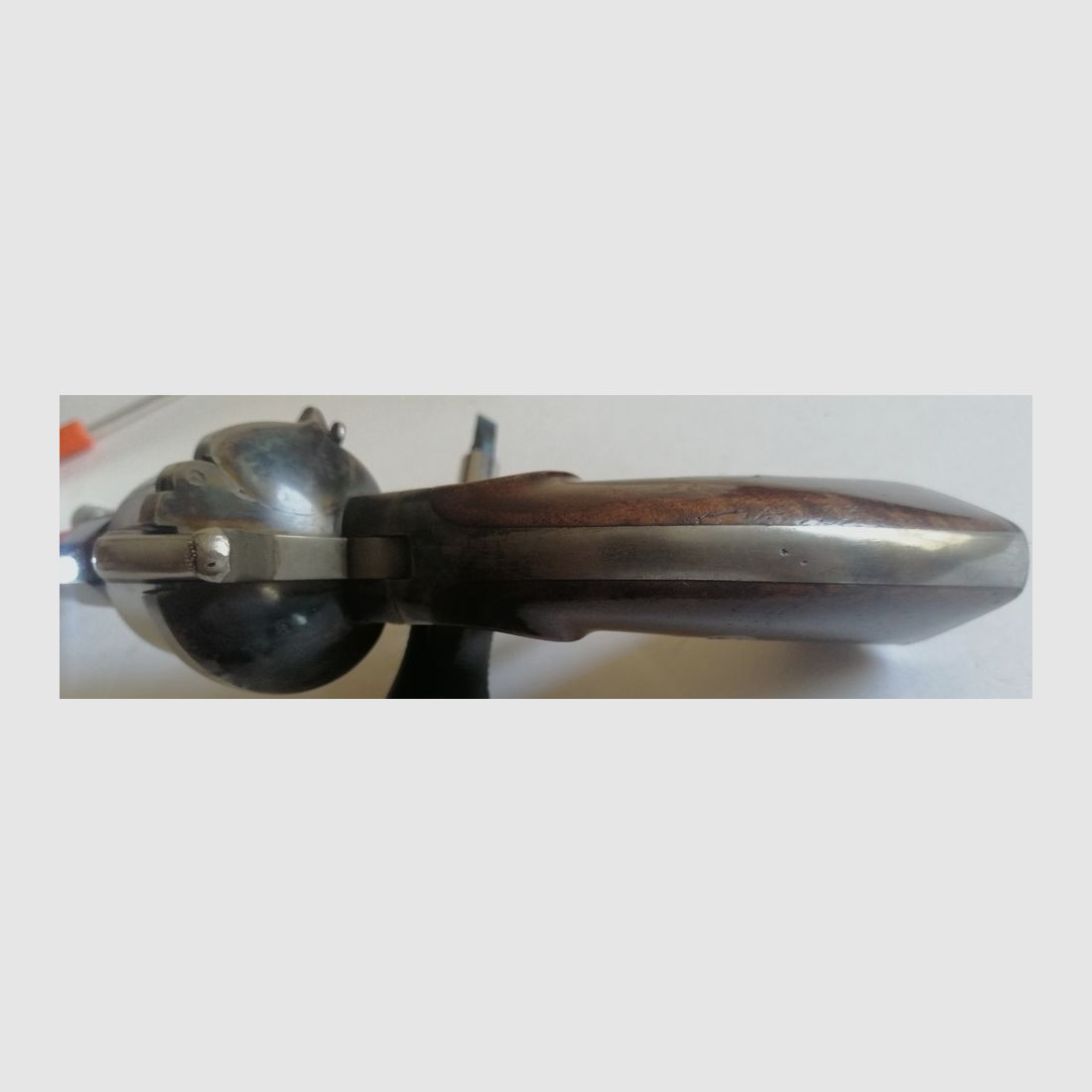 Magnifique revolver Lefaucheux 1854 – Escoffier – Saint Étienne Monomatricule superbe, image 16 sur 41