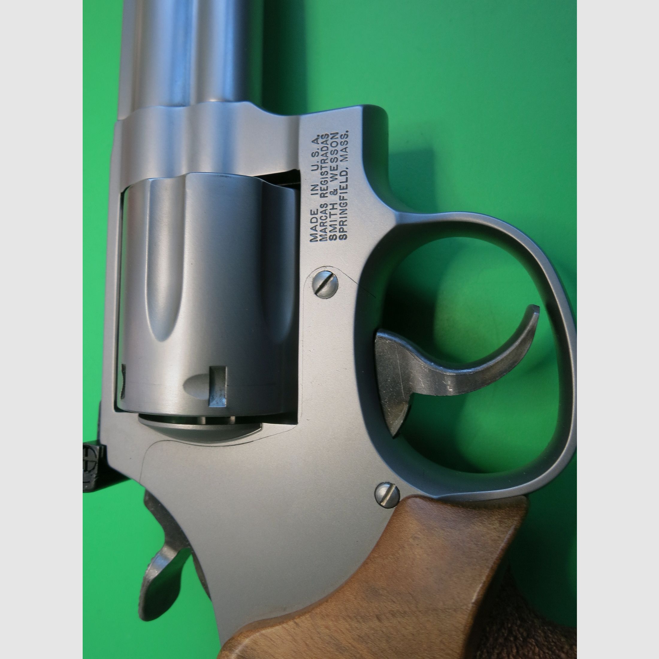 Revolver, SMITH&WESSON, Mod. 686-5 Target Champion, .357 Magnum, 6" loop, roestvrij staal versie, Nill-grip    #16
