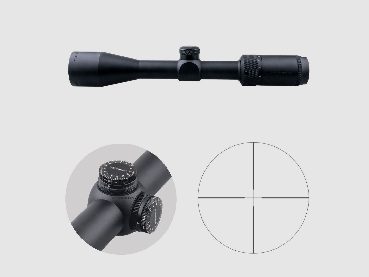 Vector Optics SCOM-27 Matiz 3-9×40 Duplex SFP
