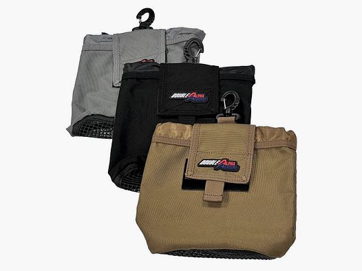 DOUBLE-ALPHA ACADEMY Brass Collection Pouch - Grau