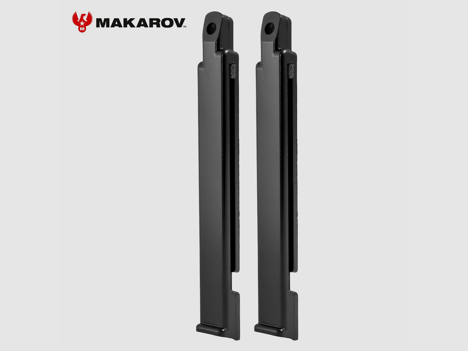 2 x Ersatzmagazin Umarex Makarov Co2 Pistole - 4,5 mm Stahl BB 20 Schuss Kapazität