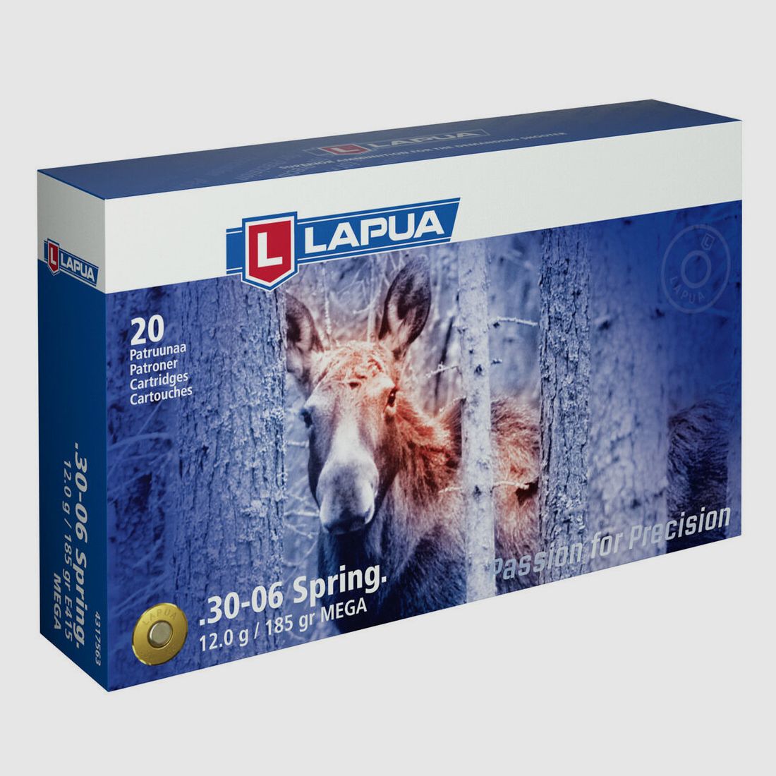 Lapua Mega 12g/185grs à20 .30-06 Spring