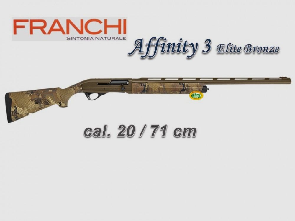 FRANCHI AFFINITY 3 ELITE BRONZE cal.20 canon 71 cm