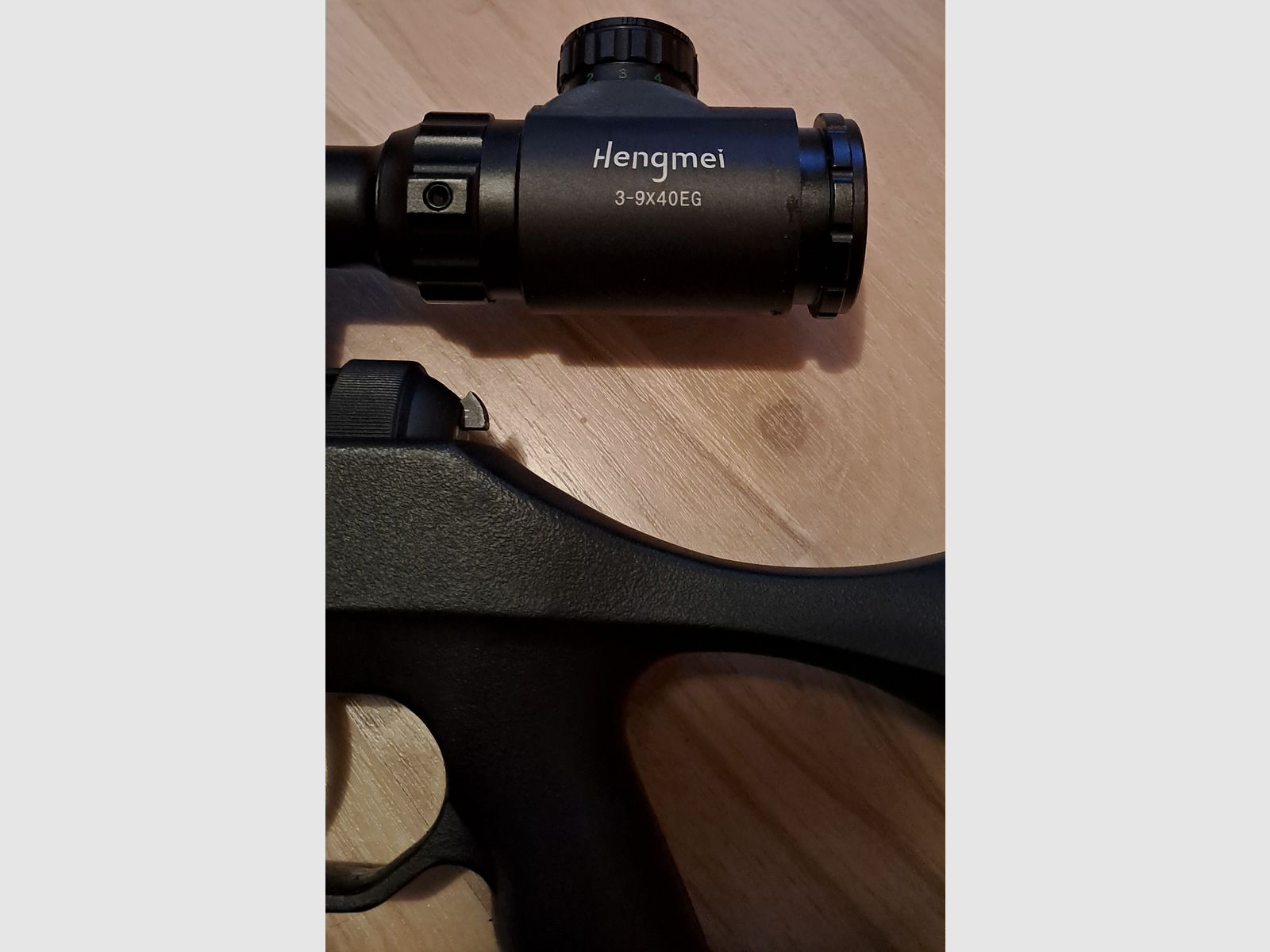 DIANA eleven with scope and very good bag.