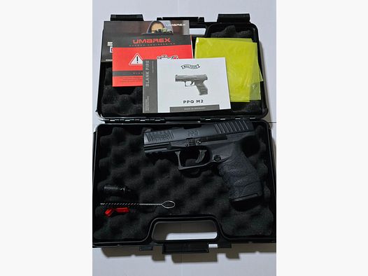 Walther PPQ Tungsten Grau Cerakote 9mm PAK Schreckschuss
