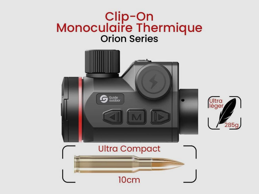 CLIP-ON THERMIQUE GUIDE SENSMART 640×512 15mk 35mm APEX ORION O635CS, Bild 2 von 6