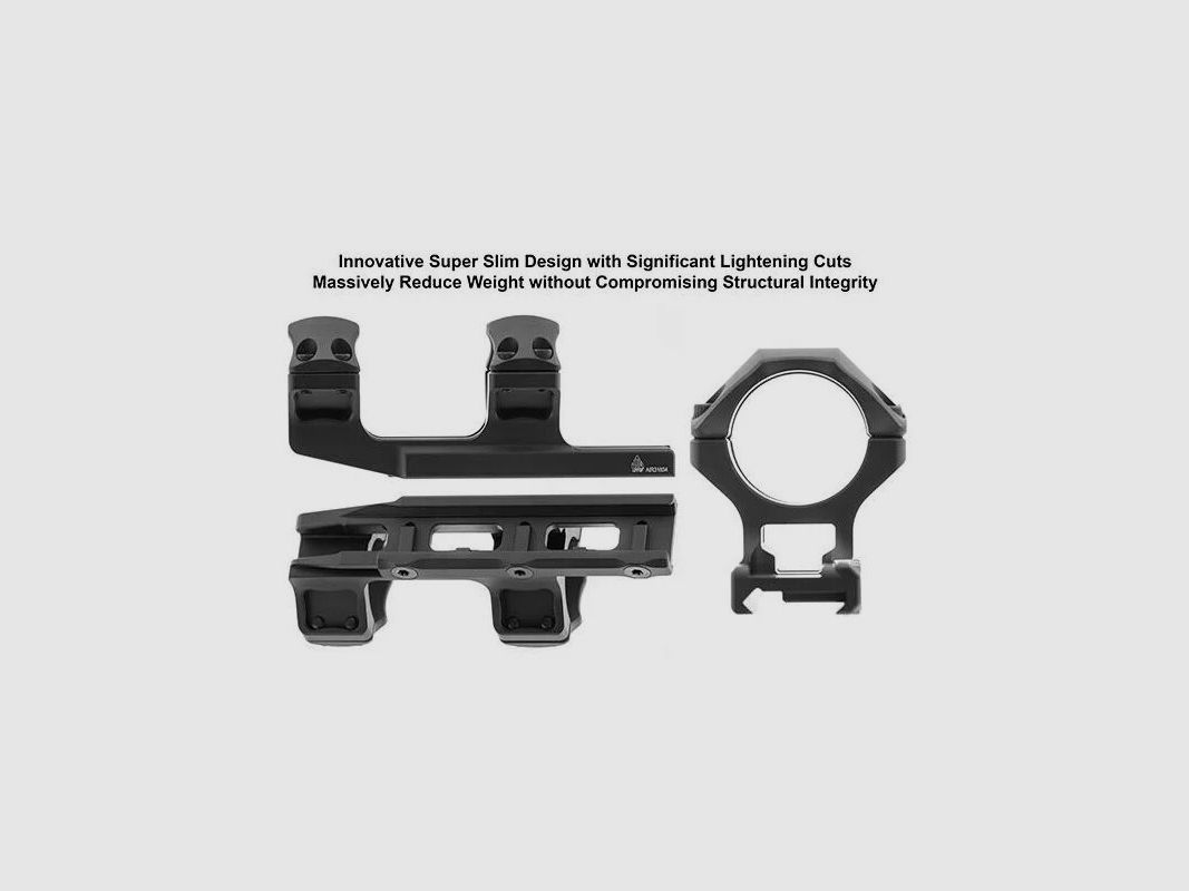 UTG ACCU-SYNC Block Mount 30 mm Medium 34 mm Offset Pro - black