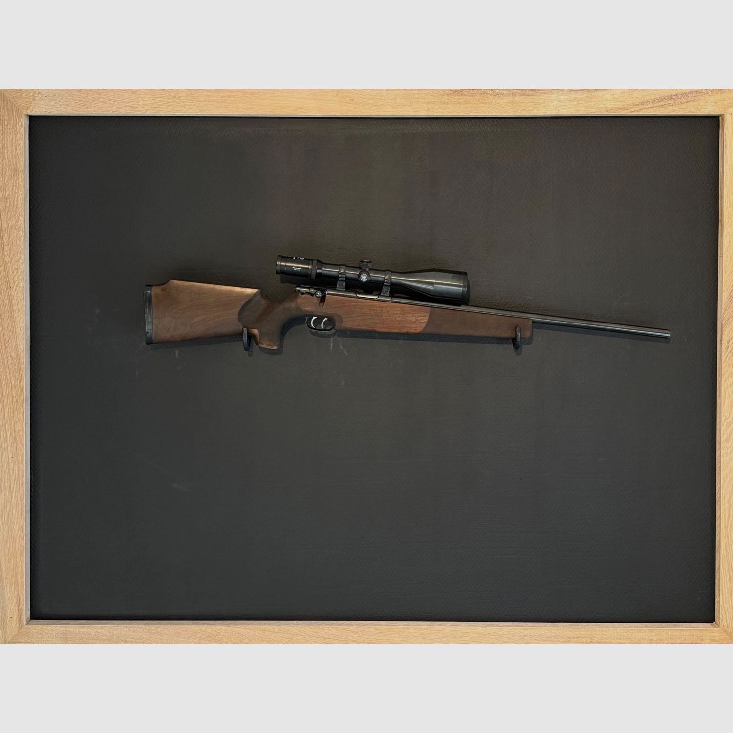 Krico match rifle caliber .22 Hornet with Kahles 3-12x56