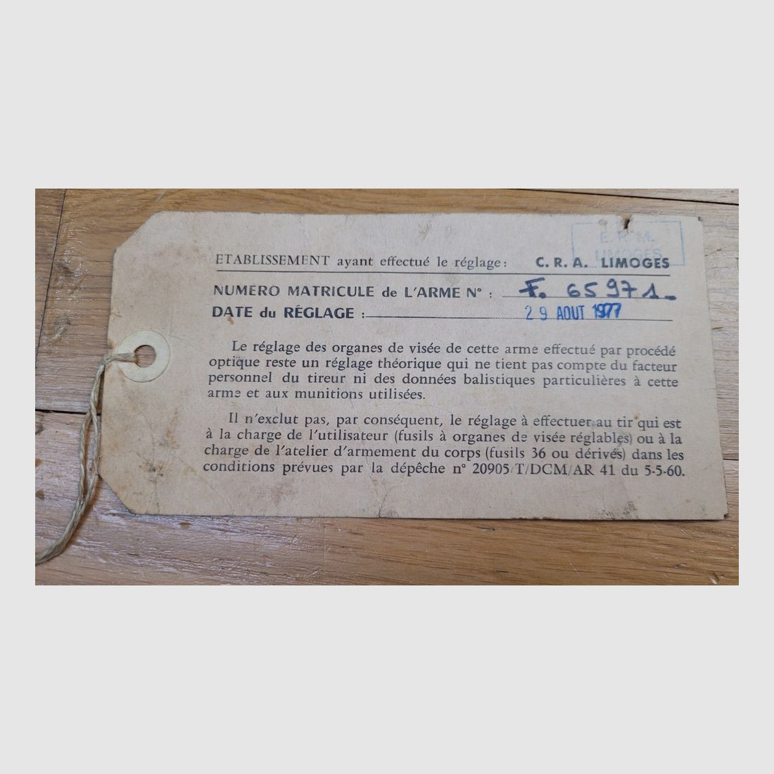 Sehr schöner und seltener Mas 36-51 Gewehr – Originalkaliber 7,5×54 MAS – Mononummer – Seltene Waffe zum Sammeln in TBE++!, Bild 1 von 30