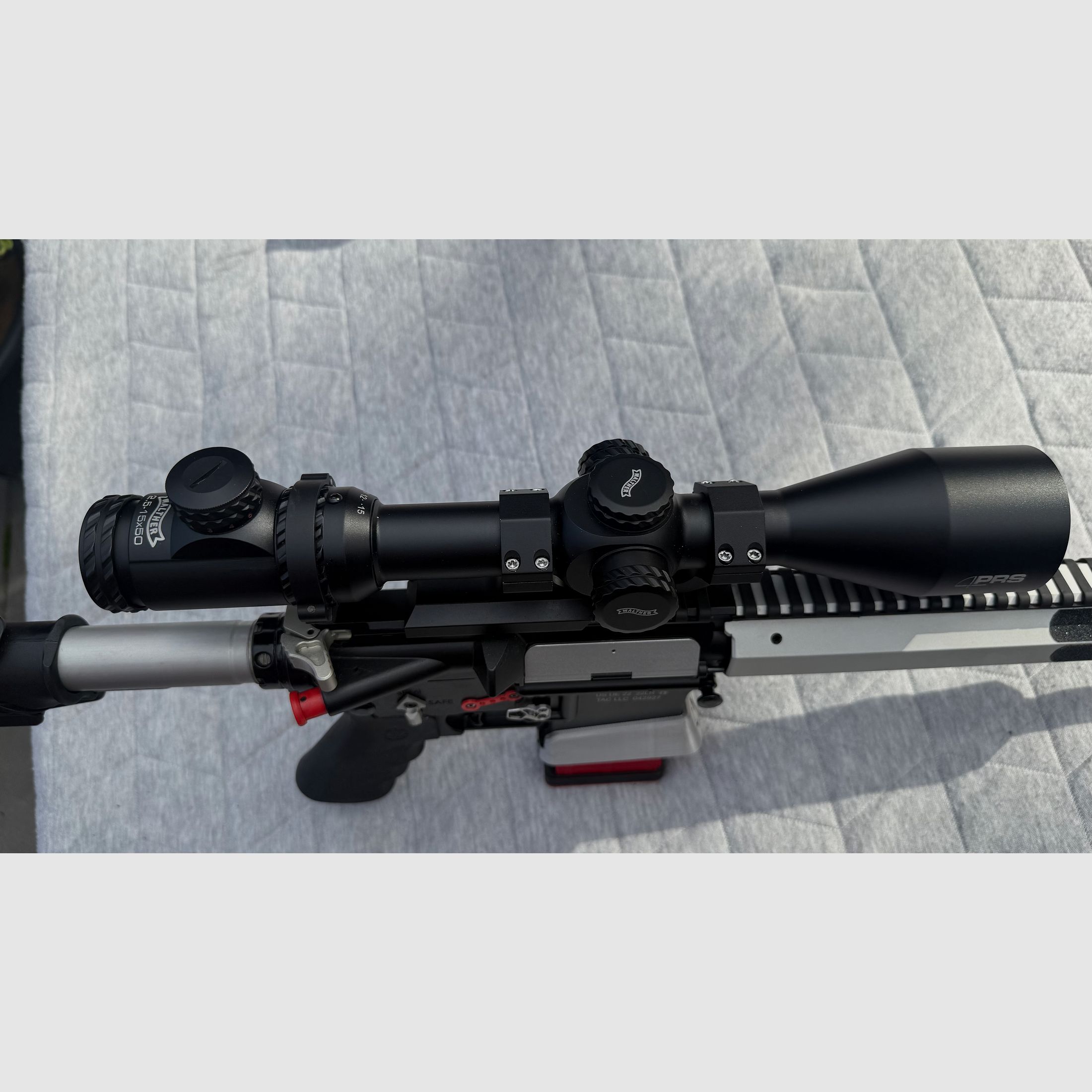 Tipppmann M4-22 Elite Red Line .22lr 16"  mit ZF 2,5-15x50 und Hipertouch  Competition 
