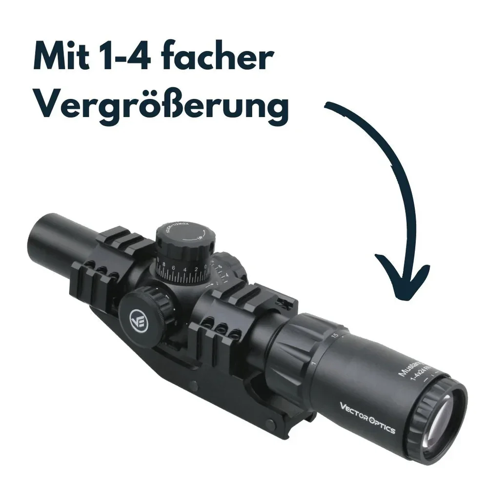 Vector Optics SCFF-36 Mustang 1-4x24 FFP