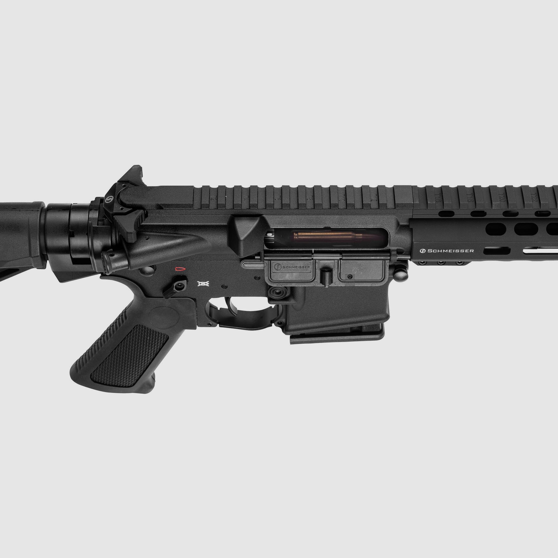 Pack Semi-Automatic Rifle AR15 Schmeisser S4F M-LOK + Red Dot Sight, image 6 of 6