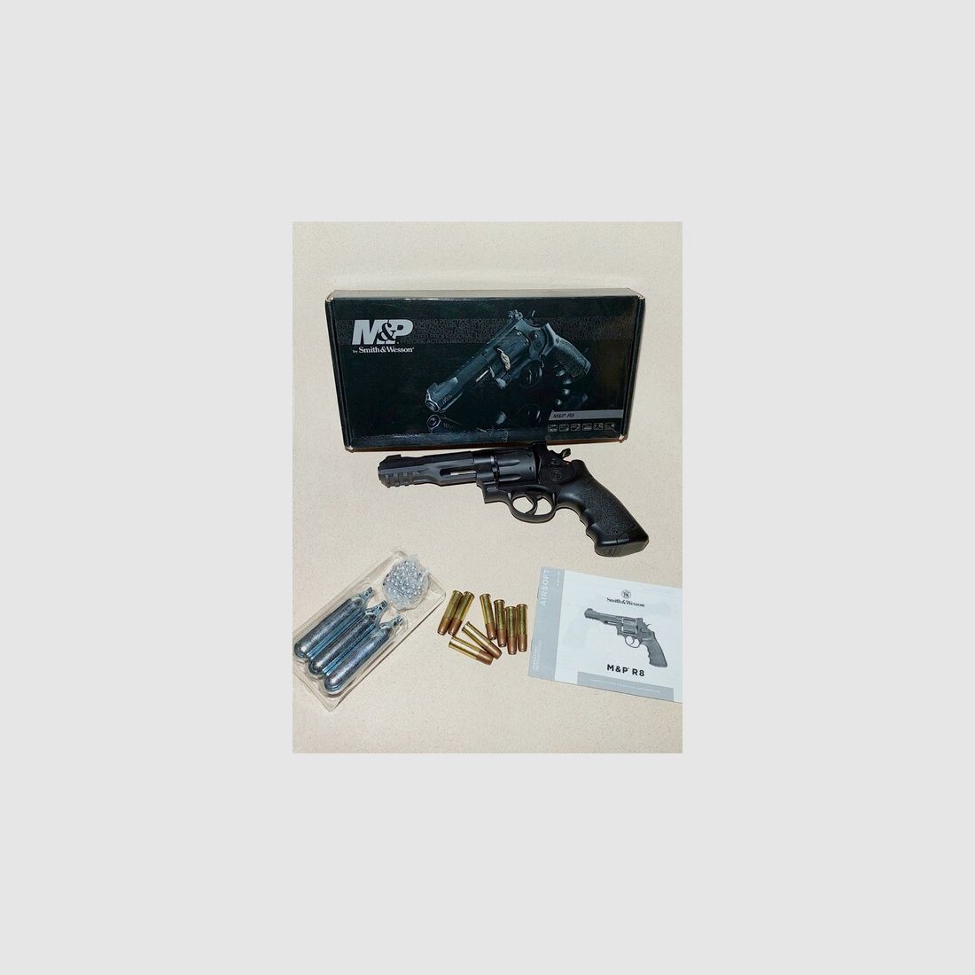 Smith & Wesson M&P R8 Co2 Revolver Schwarz 6mm BB (P18)