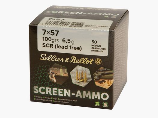 S&B 7x57 SCR Nontox VM 6.5g/100gr