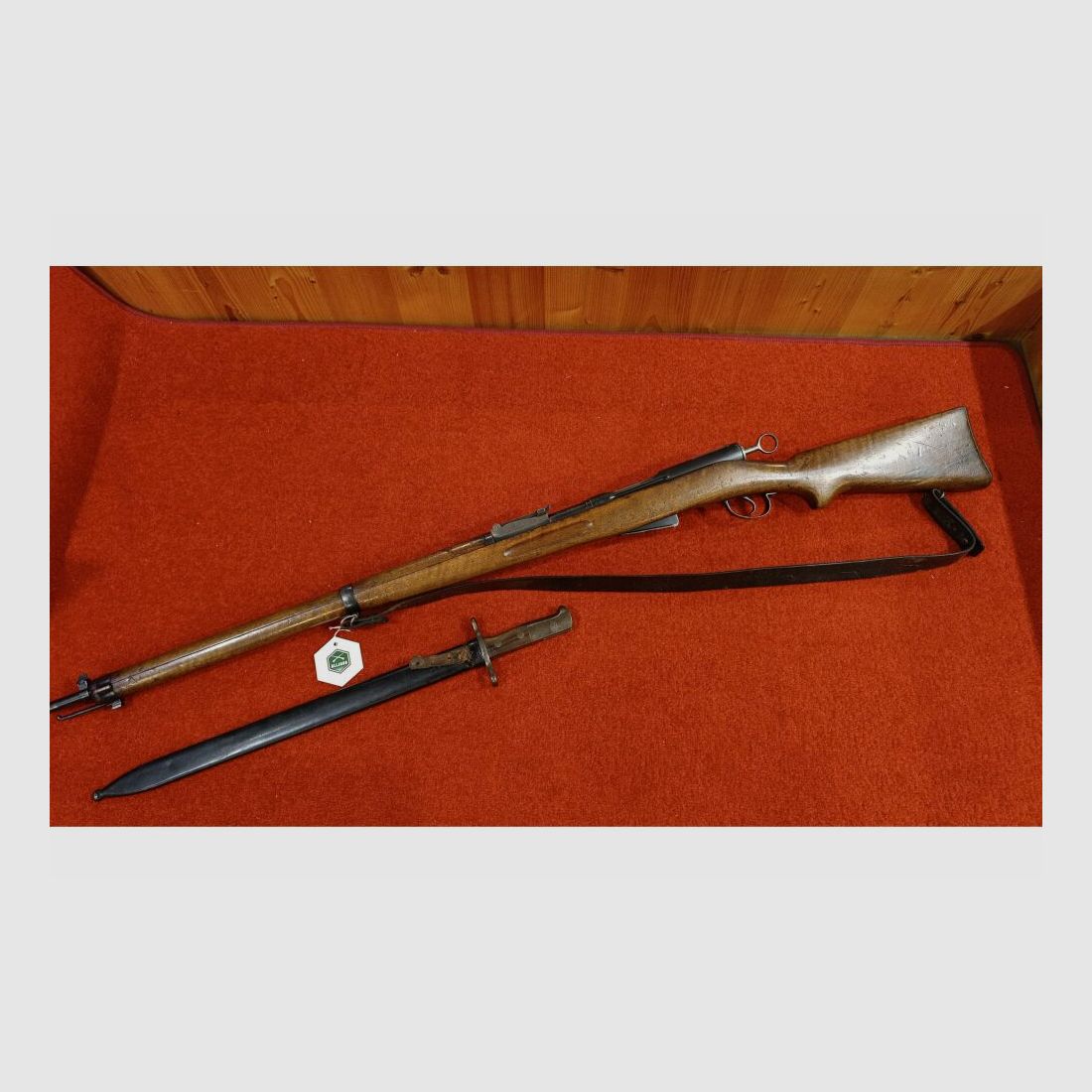 Geradezugrepetierer Schmidt-Rubin mit Bajonett 7,5x55, Bild 1 von 9