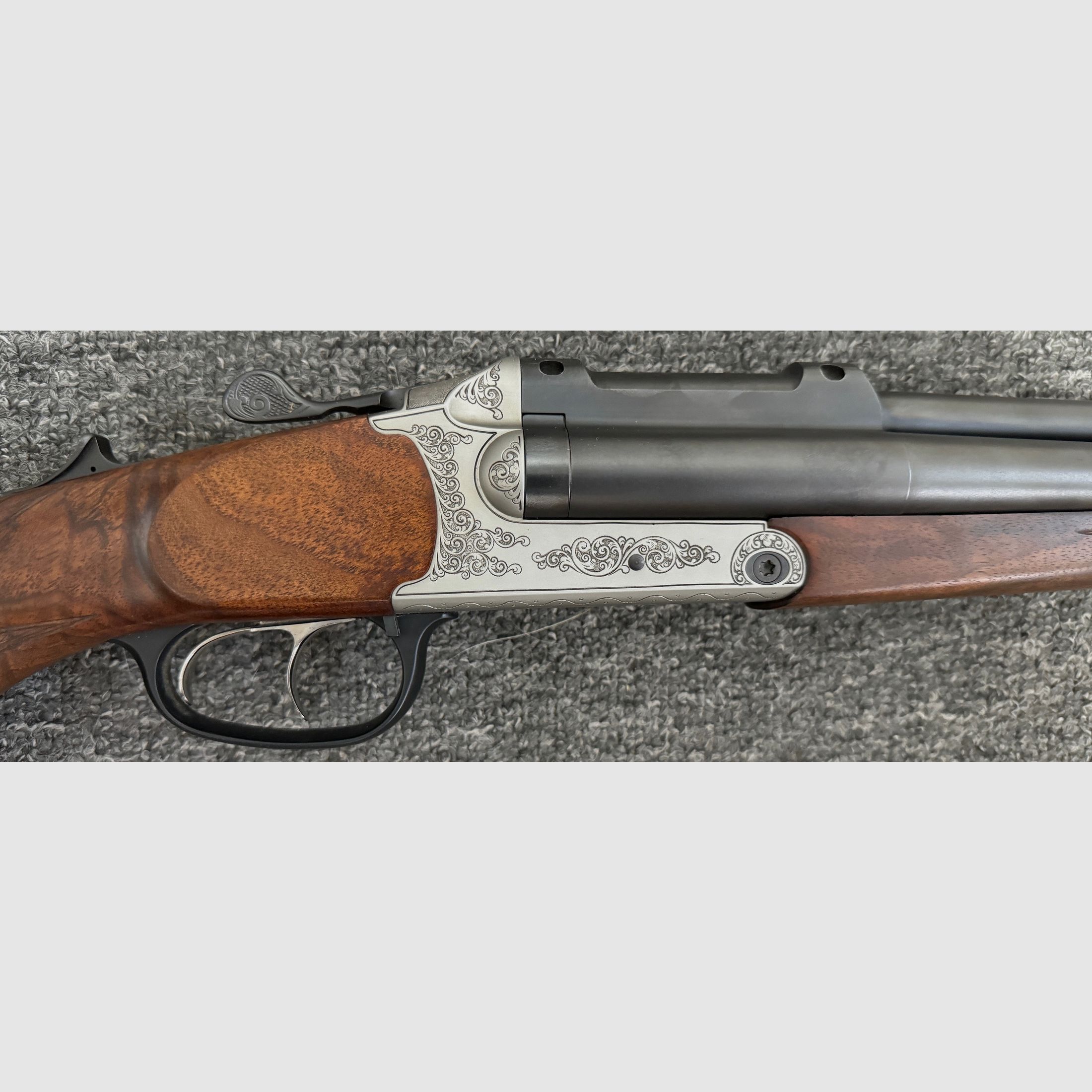 Blaser Doppelbüchsdrilling 9,3x74R & 20/76 - wie neu!