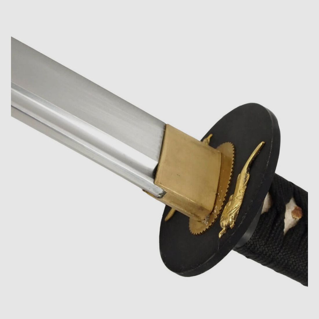 DerShogun Katana-Samuraischwert 1045 Carbonstahl matt schwarz