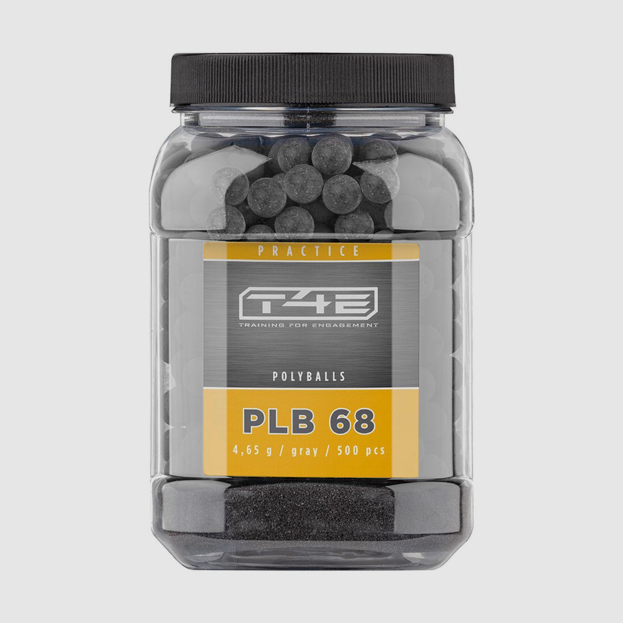 T4E Practice PLB 68 plastic balls 500 shots caliber .68