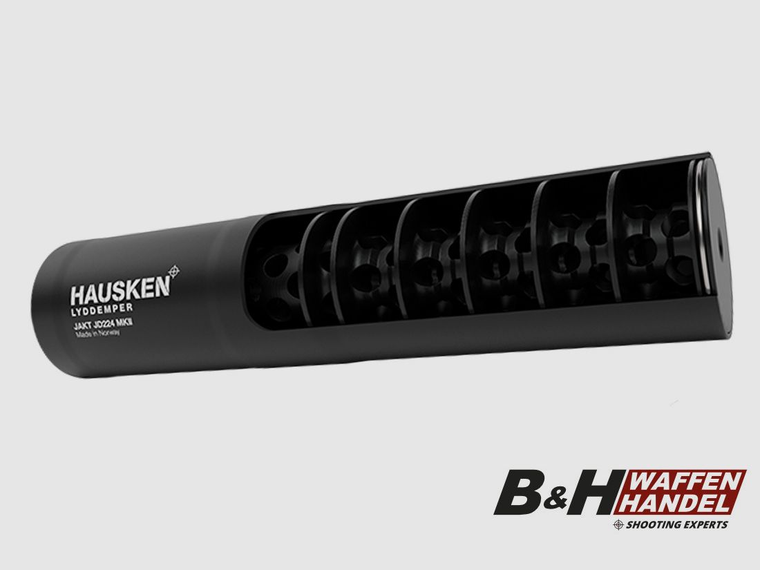 Hausken Jakt JD224 Lite MKII Schalldämpfer bis .30