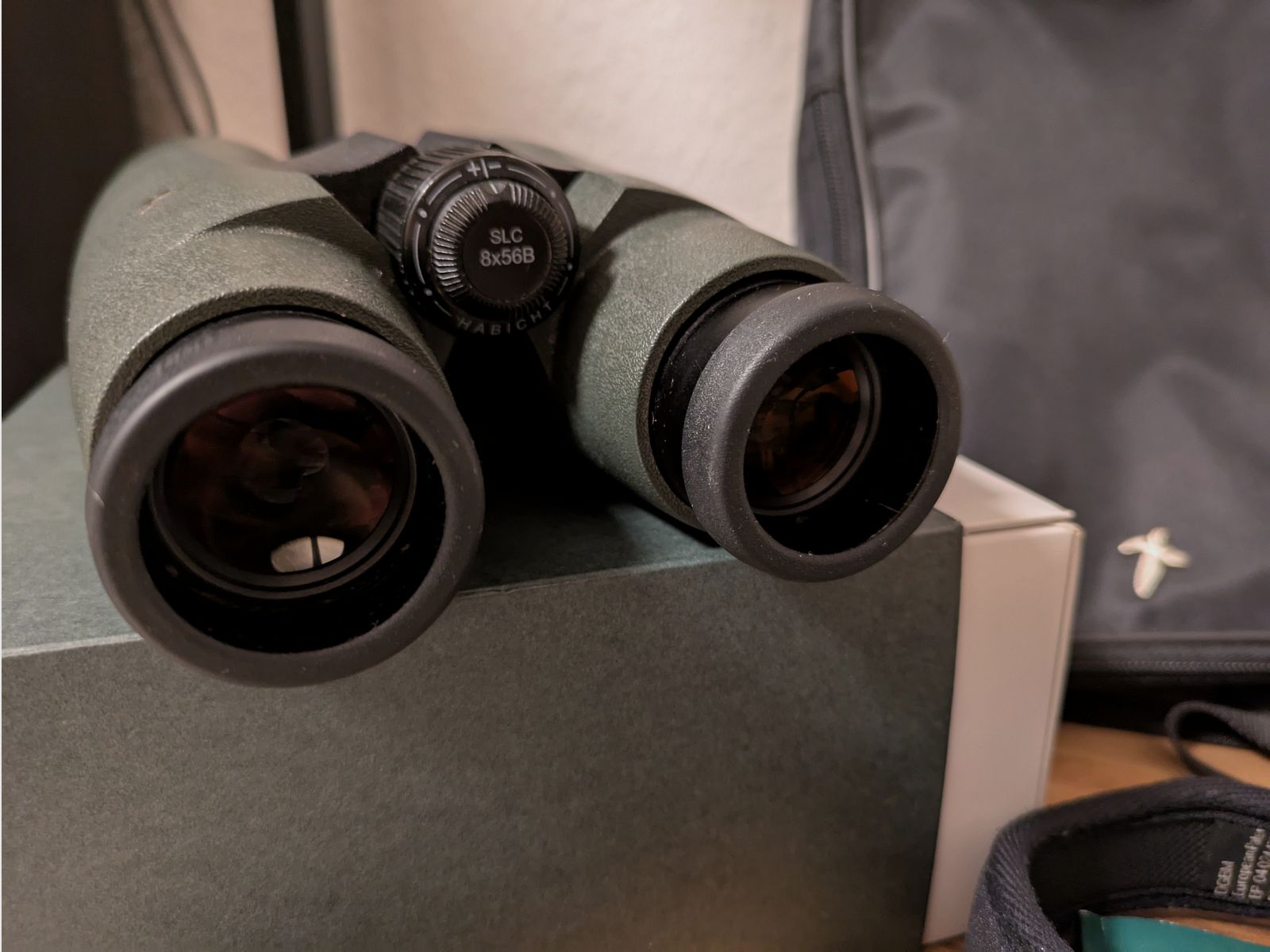 SWAROVSKI SLC 8x56 BINOCULARS TOP CONDITION in original packaging! Companion for Blaser Sauer Merkel