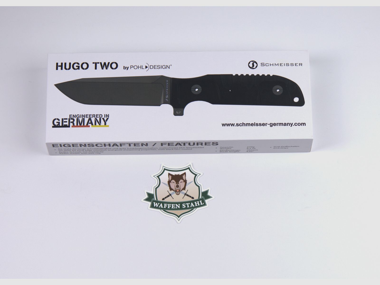 Schmeisser HUGO TWO Taktik-Messer / TAC KNIFE - UVP: 149,00 €