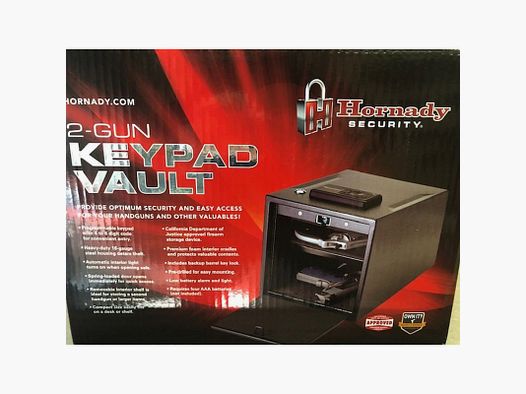 HORNADY SAFE FÜR 2 PISTOLEN