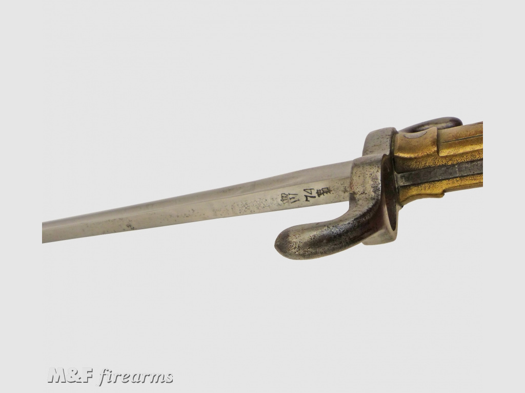 Deutsches (Braunschweigisches) Bajonett Infanterie-Seitengewehr (SG) M 1871 TS: 92.R.1.238