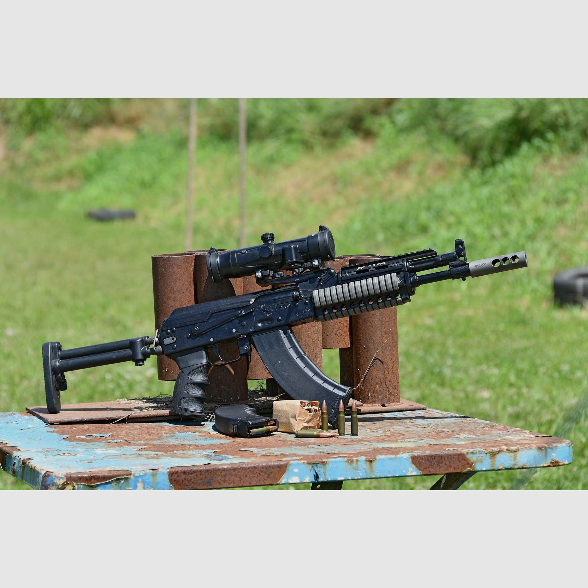 AK 3-chamber compensator M24x1.5 - NEW - Saiga AKM AK47 AK74 Izhmash Arsenal WBP Cugir SDM