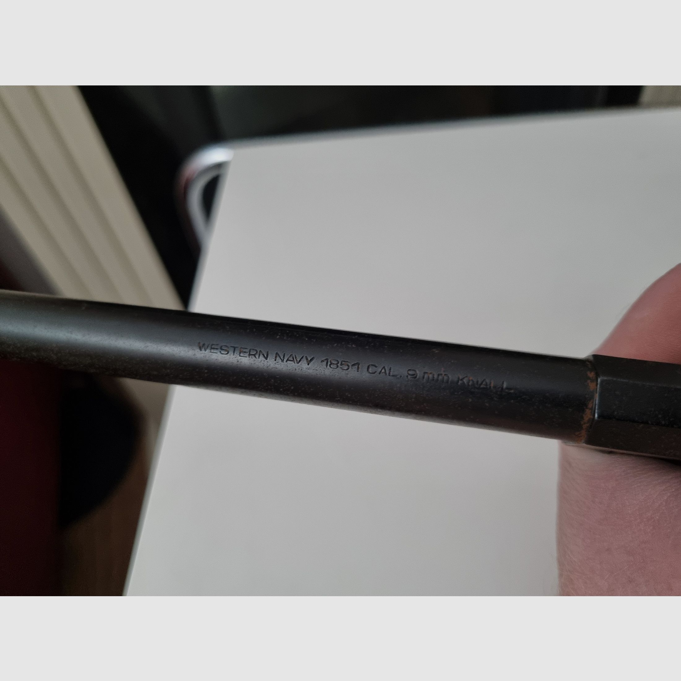 Western Navy 1851 9mm Knall Seltener Neumann Umbau PTB 357/2 