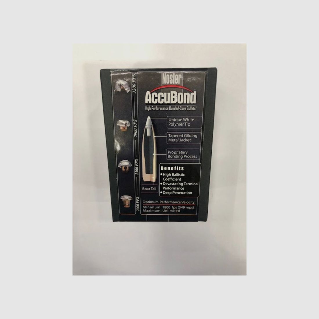 NOSLER ACCUBOND BALAS CAL 30 GR 165, imagen 2 de 3