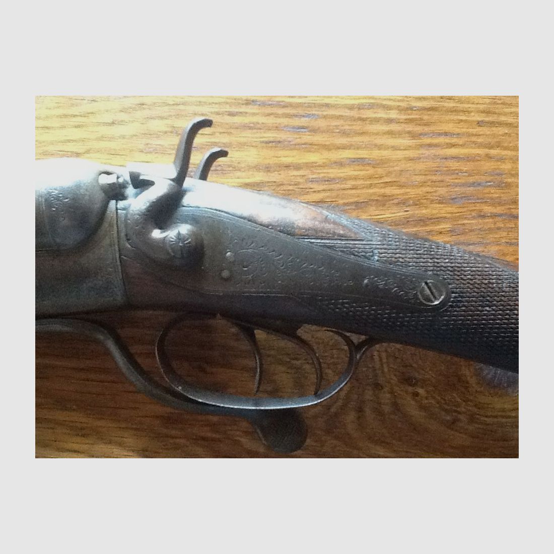 P.Ward, Henfield damask pistol / England, image 2 of 3