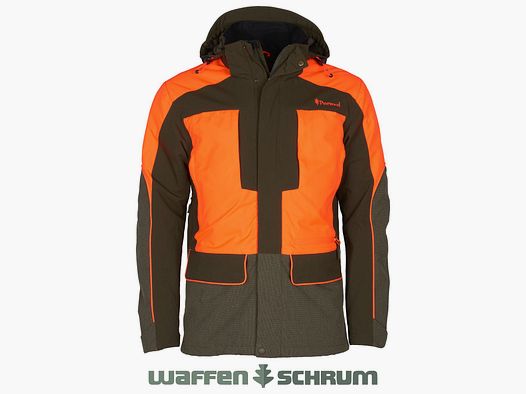 Pinewood Dornenjacke Mossgreen/ Orange