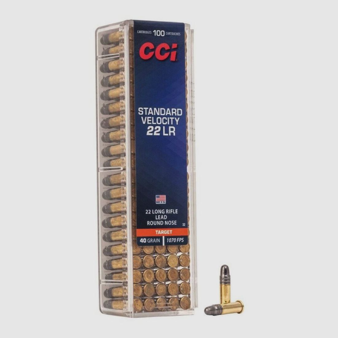 CCI Standard LRN 40grs 100pcs .22lr, image 1 sur 2
