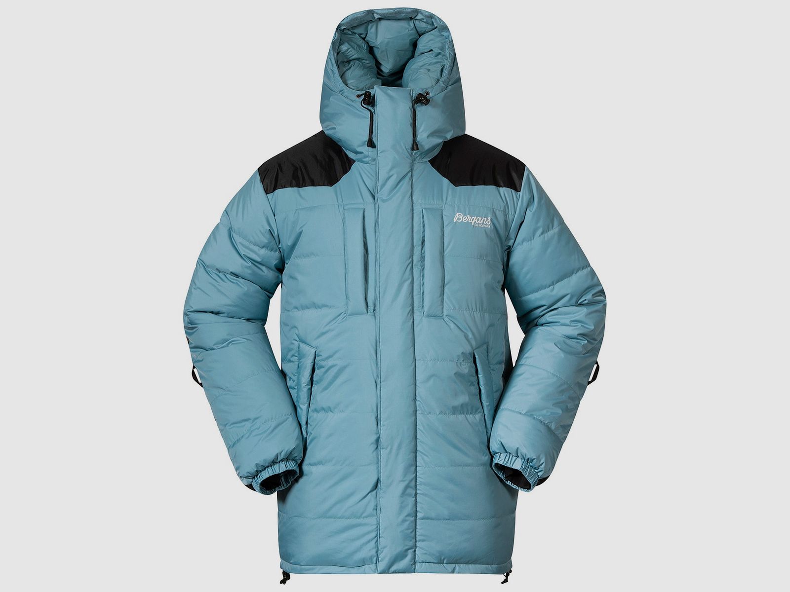 Bergans Expedition Down Parka Unisex Arctic Ocean Blue/Black L