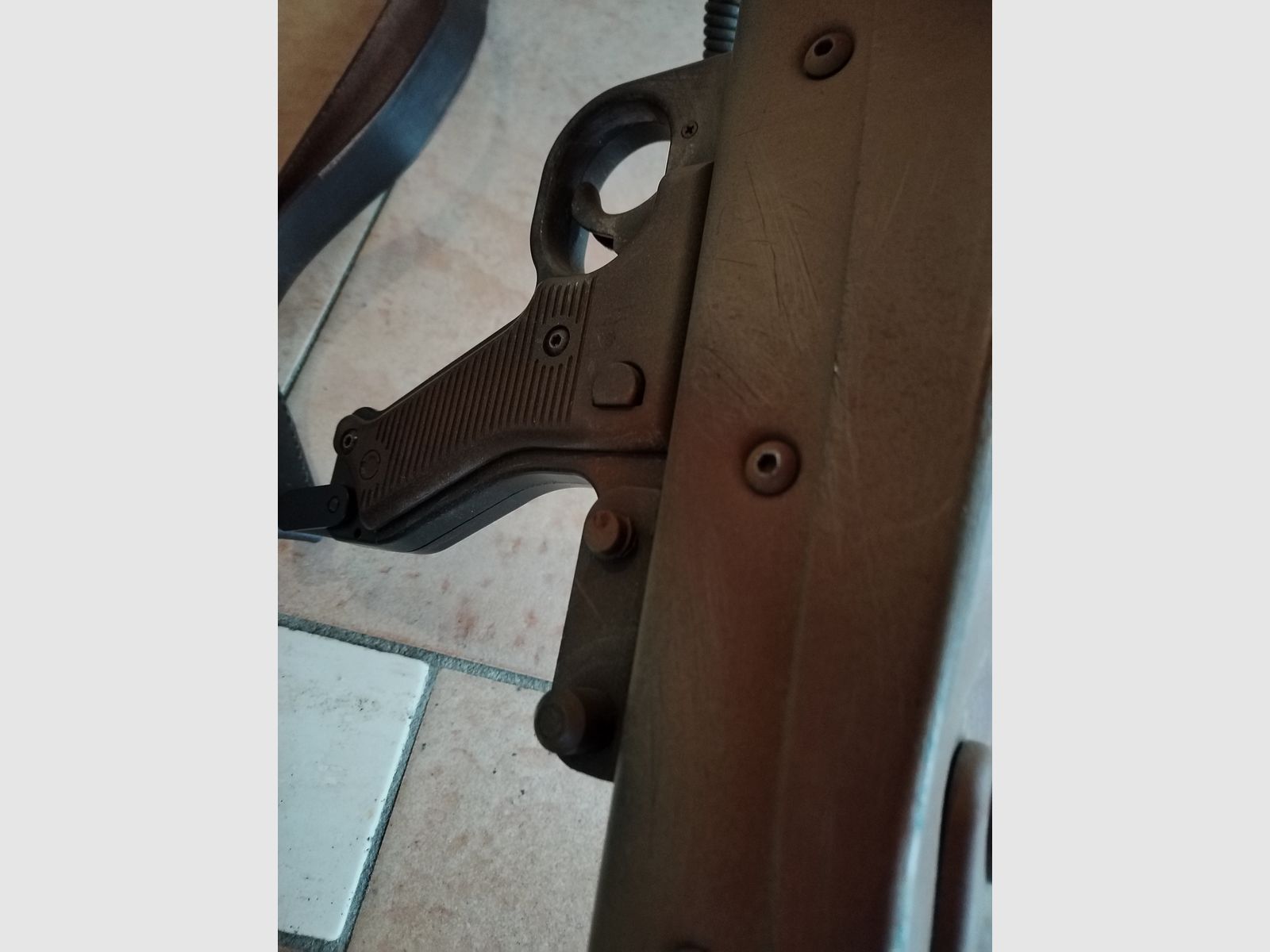 Airsoft MG42 custom Normandy Tarnanstrich AEG WW2
