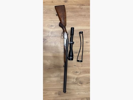 Sauer Mod. 3000 Modell 3000 Drilling 7x65R 16/70 Einstecklauf .22 Hornet mit Swarovski Habicht 3-12x56 Nova