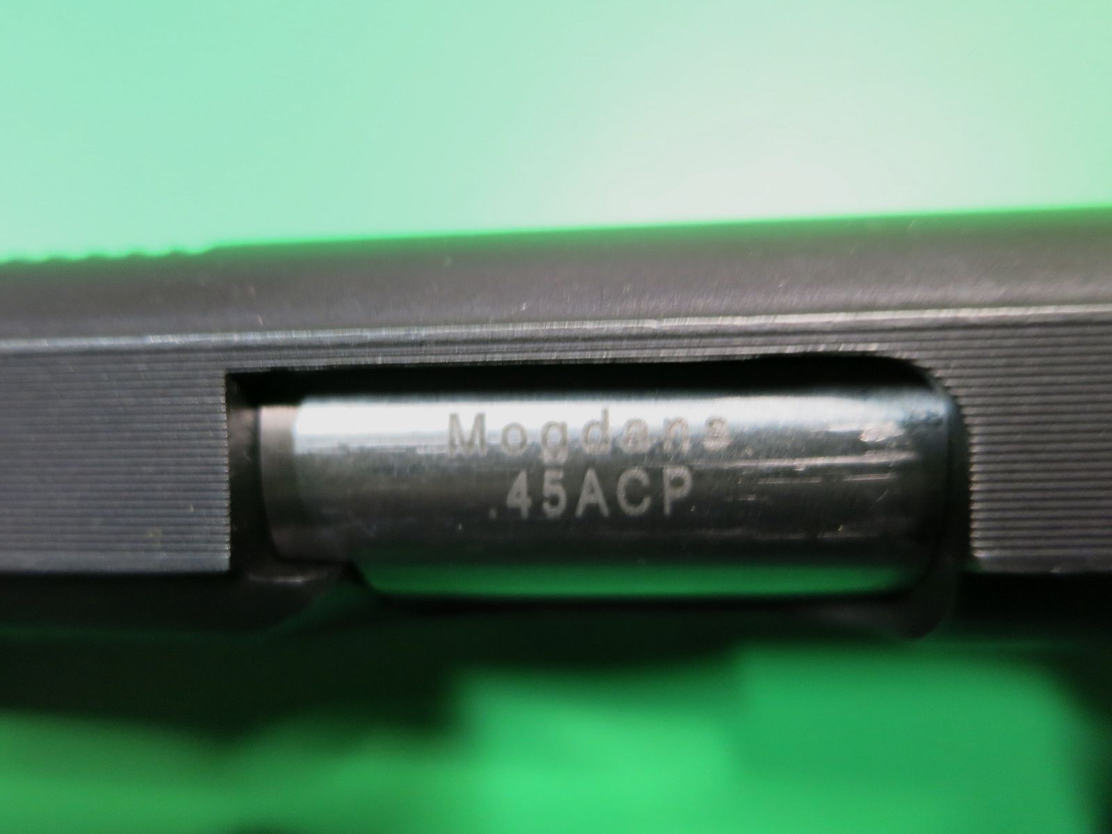 Colt Wechselsystem für Pistole 1911 National Match Gold Cup; Wilson-Lauf 6", MOGDANS, .45ACP, ELLIASON Ziel-Kimme       #84