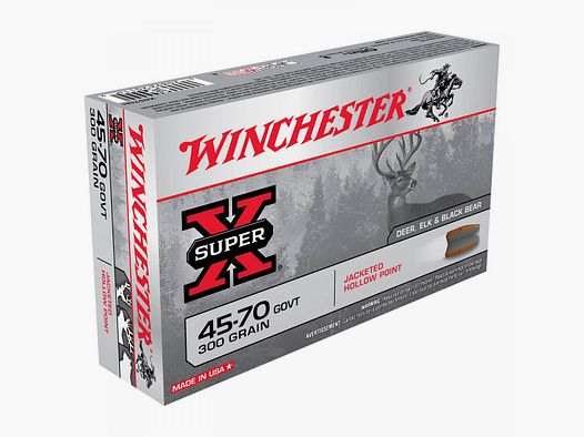 Winchester Super-X .45-70 Govt. 300GR JHP 20 cartridges