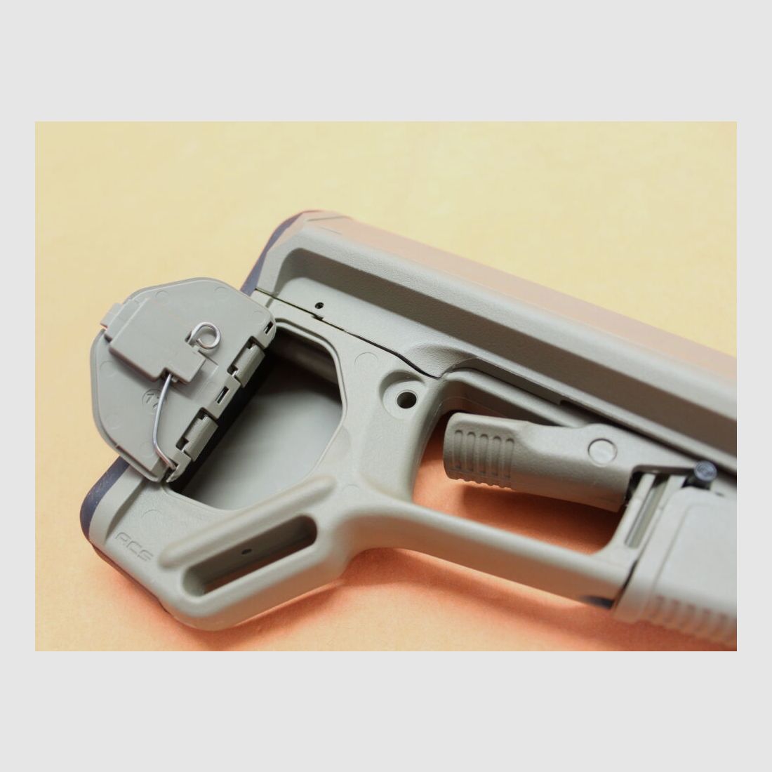 Magpul AR-15: Buttstock Magpul ACS-L (MAG378-FDE) MILSPEC Carbine Stock Polymer Flat Dark Earth/Schubschaft