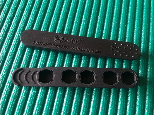38SP/357 J-Strip von zeta6 (Schnelllader für 5er Trommel)