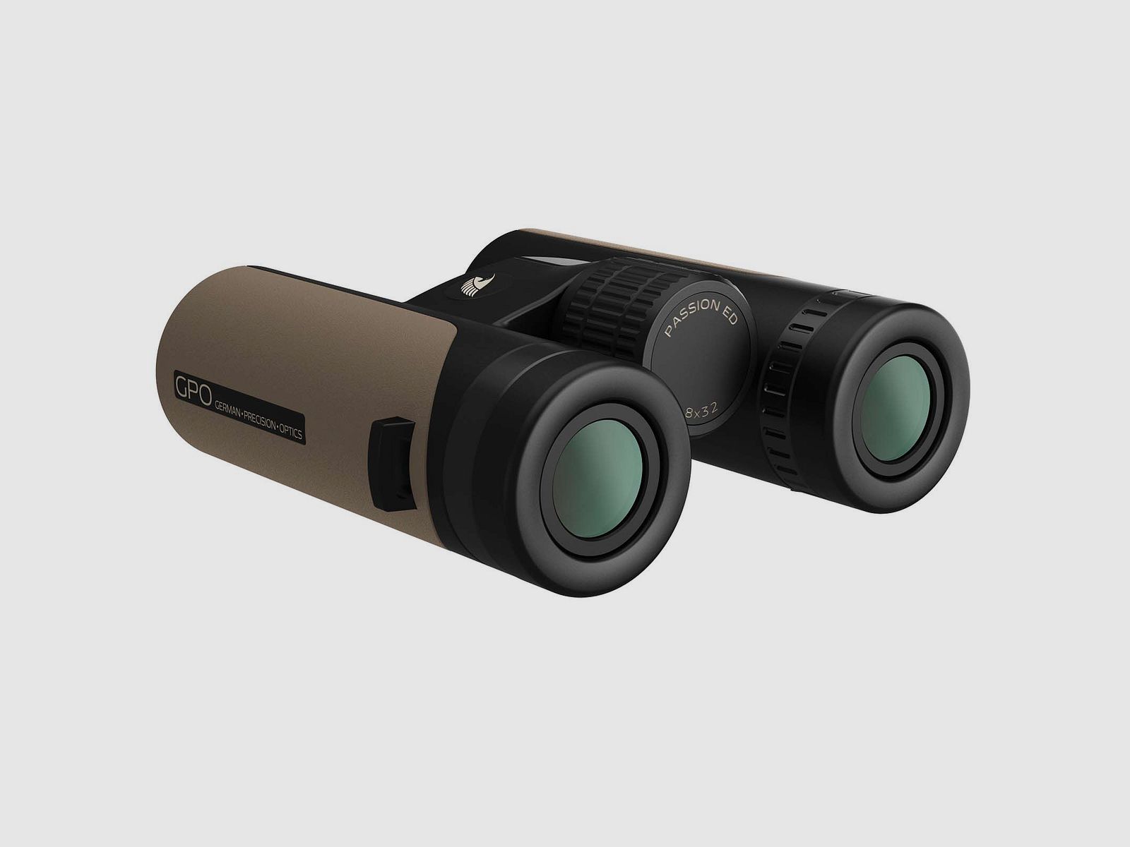 GPO B302 Binocolo Passion ED 8x32 Sabbia con accessori Osservazione degli uccelli Osservazione della natura