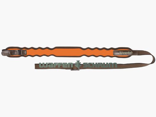 Correa de rifle Niggeloh elegante con liberación rápida para escopetas de neopreno - naranja